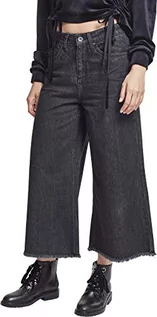 Spodnie damskie - Urban Classics damskie spodnie Denim Culotte - grafika 1