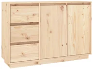Komody - Skandynawska Komoda Drewniana Z 3 Szufladami N4-F79 - miniaturka - grafika 1