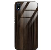 Etui i futerały do telefonów - Etui drewniane Xiaomi Redmi 7a Premium Wood Dark Brown Forestzone Glass - miniaturka - grafika 1