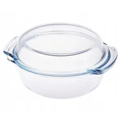 Naczynia żaroodporne - Termisil - Naczynie żaroodporne z pokrywką do pieczenia 1l - miniaturka - grafika 1