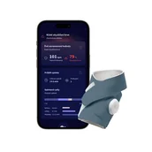 Elektroniczne nianie i monitory oddechu - Inteligentna skarpeta Owlet Dream Sock - EU/UK - Bedtime Blue - miniaturka - grafika 1