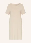 Bielizna nocna - Hanro Koszula Nocna Natural Elegance beige - miniaturka - grafika 1