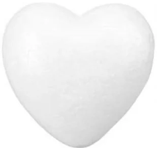 SERCE STYROPIANOWE 16CM SERCA STYROPIANOWE - Prace ręczne dla dzieci - miniaturka - grafika 1