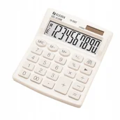 Kalkulatory - Kalkulator biurowy 10-cyfrowy Eleven Biały - miniaturka - grafika 1