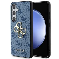Etui i futerały do telefonów - Guess GUHCS24S4GMGBL S24 S921 niebieski/blue hardcase 4G Big Metal Logo - miniaturka - grafika 1