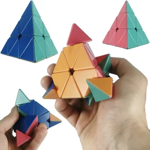 KOSTKA LOGICZNA UKŁADANKA PIRAMIDKA PROFESJONALNA - Zabawki zręcznościowe - miniaturka - grafika 1