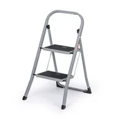 Pozostałe wyposażenie warsztatu - Składane schodki metalowe, 475 mm, 2 schodki - miniaturka - grafika 1