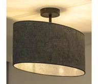 Lampy sufitowe - Duolla - Żyrandol natynkowy OVAL 1xE27/15W/230V szary - miniaturka - grafika 1