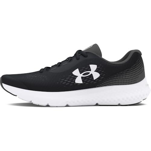 Under Armour UA BGS Charged Rogue 4 Sneaker, czarne/Castlerock/białe, rozmiar 38, Czarny Castlerock Biały, 38.5 EU