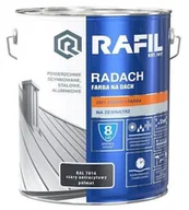 Farby zewnętrzne - Farba na dach Rafil Radach szary anracytowy RAL7016 10l - miniaturka - grafika 1