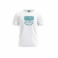 Koszulki męskie - Green Fish, Męski T-shirt z cyfrowym nadrukiem,% 100 bawełna, biały, na co dzień, męskie topy, rozmiar: S, biały, S - miniaturka - grafika 1