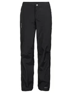 Spodnie sportowe damskie - Spodnie przeciwdeszczowe damskie Vaude Yaras Rain Zip III - czarne - miniaturka - grafika 1