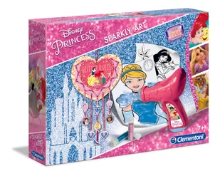 Clementoni Zestaw Brokatowe Księżniczki - Zabawki kreatywne - miniaturka - grafika 1