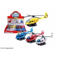 Samoloty i helikoptery - Helikopter jeżdżący metalowy MIX - SWEDE - miniaturka - grafika 1