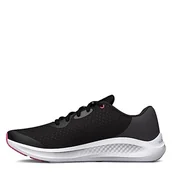 Buty dla dziewczynek - Under Armour Dziewczęce buty do biegania UA GGS Charged Pursuit 3, Black Jet Gray White, 38 EU - miniaturka - grafika 1