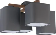 Lampy sufitowe - TK Lighting Plafon Tora Graphite 4166 nowoczesna oprawa w kolorze grafitowym 4166 - miniaturka - grafika 1