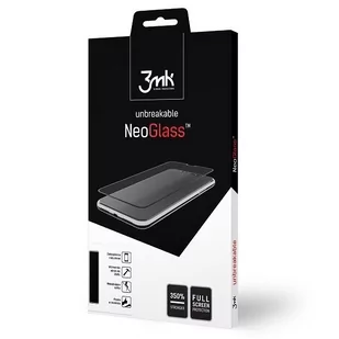 3MK Szkło ochronne kompozytowe NeoGlass iPhone 6s / 6, czarne 5903108205801 - Szkła hartowane na telefon - miniaturka - grafika 1