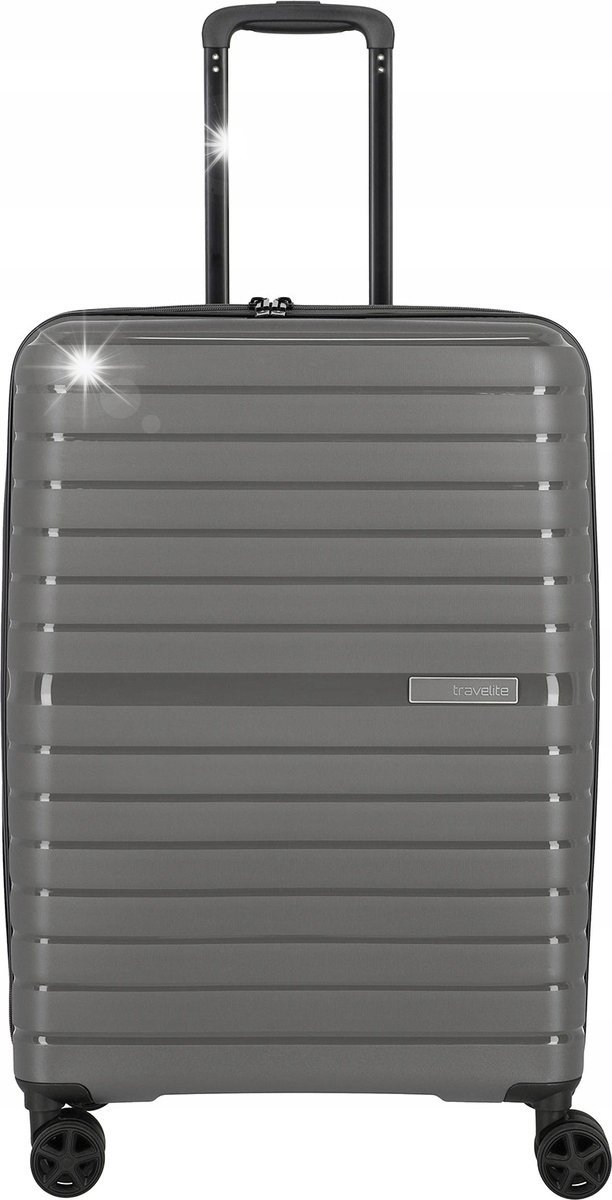 Walizka średnia Travelite Trient 66 cm Antracyt