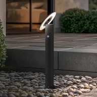 Lampy ogrodowe - Arcchio Słupek oświetleniowy LED Tovio, antracyt, Ø 24 cm, czujnik - miniaturka - grafika 1