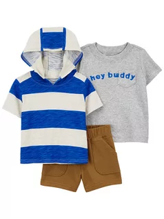 Bluzy i sweterki niemowlęce - carter's 3-częściowy zestaw ze wzorem - grafika 1