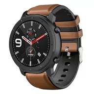 Akcesoria do smartwatchy - Opaska Pasek Bransoleta Leather Silicone Samsung Watch 46Mm 3 45Mm Gear S3 Huawei Watch Gt Gt2 2E Pro Gt3 Amazfit Gtr 2 2E Garmin Venu 2 Vivoavtive .. - miniaturka - grafika 1