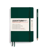 Notesy i bloczki - Notatnik Leuchtturm1917 Paperback B6+, Linie, Forest Green - miniaturka - grafika 1