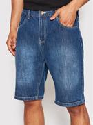 Spodenki męskie - Brave Soul Szorty jeansowe MSRT-UGANDA Granatowy Skinny Fit - miniaturka - grafika 1
