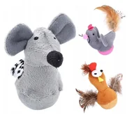 Zabawki dla kotów - FARM COMPANY Kot Pluszowe zabawki - różne rodzaje 7,5 - 10 cm - miniaturka - grafika 1