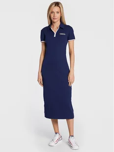 adidas Sukienka codzienna Polo HL6579 Granatowy Regular Fit - Sukienki - miniaturka - grafika 1