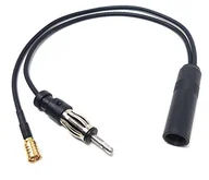 Anteny samochodowe - System-S DAB DAB+ rozdzielacz antenowy AM/FM i DAB konwerter gniazdo DIN do wtyczki DIN i wtyczki SMB - miniaturka - grafika 1