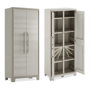 KIS KIS Szafa wielofunkcyjna KIS Gulliver Multispace Cabinet Beżowa - Szafy i szafki dla dzieci - miniaturka - grafika 1