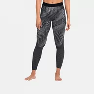 Spodnie sportowe damskie - Spodnie termoaktywne damskie Odlo Blackcomb Eco 188551/60223 czarno-szary - miniaturka - grafika 1