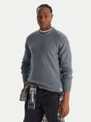 Swetry męskie - Quiksilver Sweter Slow Song Neppy EQYSW03325 Niebieski Regular Fit - miniaturka - grafika 1