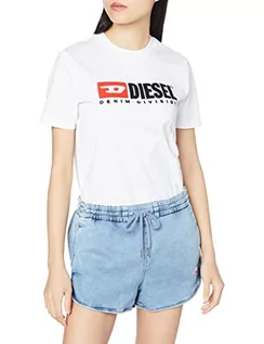 Koszulki i topy damskie - Diesel T-reg-DIV T-Shirt Koszulka damska, Jasny biały, XS - grafika 1