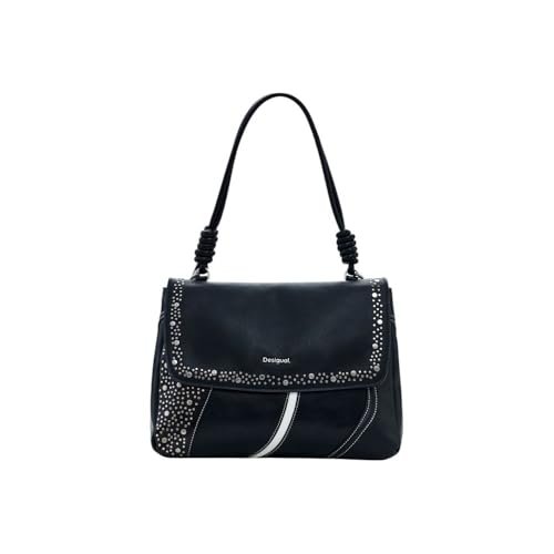 Desigual, BAG_PUNKETTE POZA Damskie, Czarny (Black)