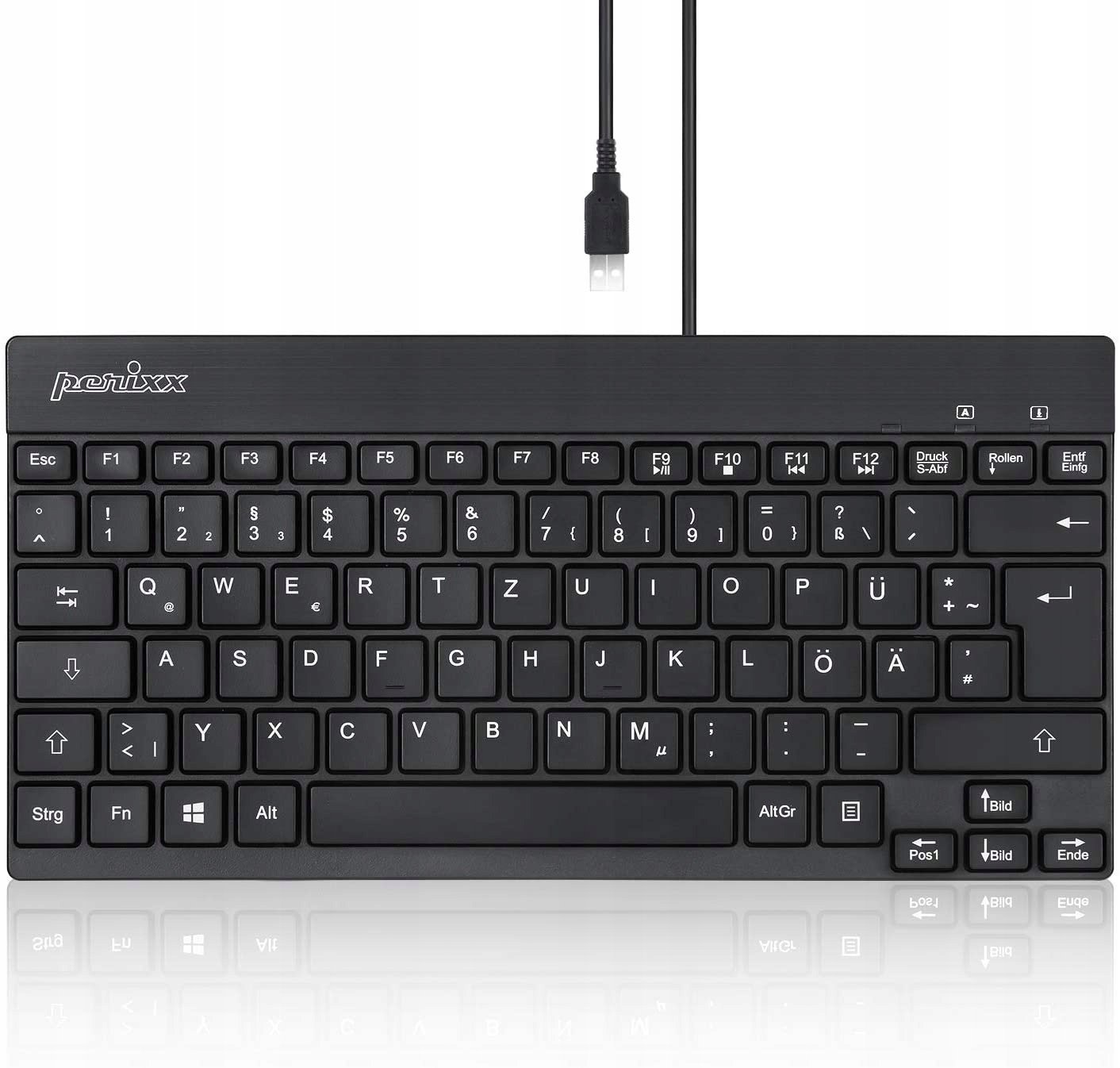 Perixx PERIBOARD-426, DE, wired, USB Mini Keyboard with flat keys 57150D