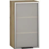 Szafki kuchenne - Prawa szafka kuchenna z witryną dąb craft VENTO GV-40/72 Halmar - miniaturka - grafika 1