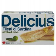 Szybkie dania obiadowe - Delicius Filety z sardynek w oliwie z oliwek 120 g - miniaturka - grafika 1