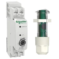 Bezpieczniki elektryczne - Schneider Electric Analogowy łącznik zmierzchowy IC2000 1-kanałowy 2-2000 lux czujnik na zewnątrz 1C CCT15285 CCT15285 - miniaturka - grafika 1