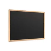 Tablice i flipcharty - Tablica kredowa czarna 70x50 cm rama drewniana ECO - miniaturka - grafika 1