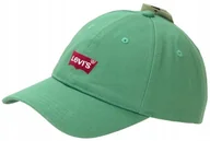Czapki męskie - LEVIS czapka z daszkiem haft logo zielona 38021-0302 - miniaturka - grafika 1