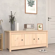 Szafki na buty - Lumarko Szafka na buty, 110x38x45,5 cm, lite drewno sosnowe - miniaturka - grafika 1