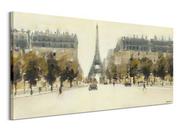 Obrazy i zdjęcia na płótnie - Pyramid Posters Eiffel Tower Boulevard - obraz na płótnie 100x50 WDC93269 - miniaturka - grafika 1