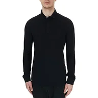 Koszulki męskie - Armani Exchange Męska koszulka polo 8nzf79, czarny, M - miniaturka - grafika 1