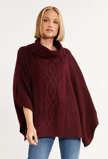 Swetry damskie - Sweter damski typu ponczo - Monnari - grafika 1