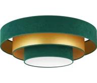Lampy sufitowe - Duolla - LED Plafon LUNETA LED/26W/230V śr. 60 cm 4000K zielony/złoty - miniaturka - grafika 1