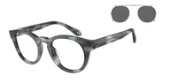 Okulary przeciwsłoneczne - Okulary GIORGIO ARMANI AR8190U59861W. Okulary przeciwsłoneczne, Kolor szary. Kobieta. - miniaturka - grafika 1