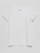 Koszulki i topy damskie - BIG STAR Koszulka w kolorze białym - miniaturka - grafika 1