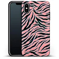 Etui i futerały do telefonów - Premium etui na telefon komórkowy Pink Zebra Apple iPhone XS Max - miniaturka - grafika 1
