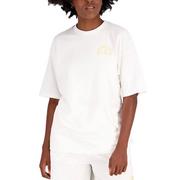 Koszulki sportowe damskie - Koszulka New Balance WT31555SST - biała - miniaturka - grafika 1